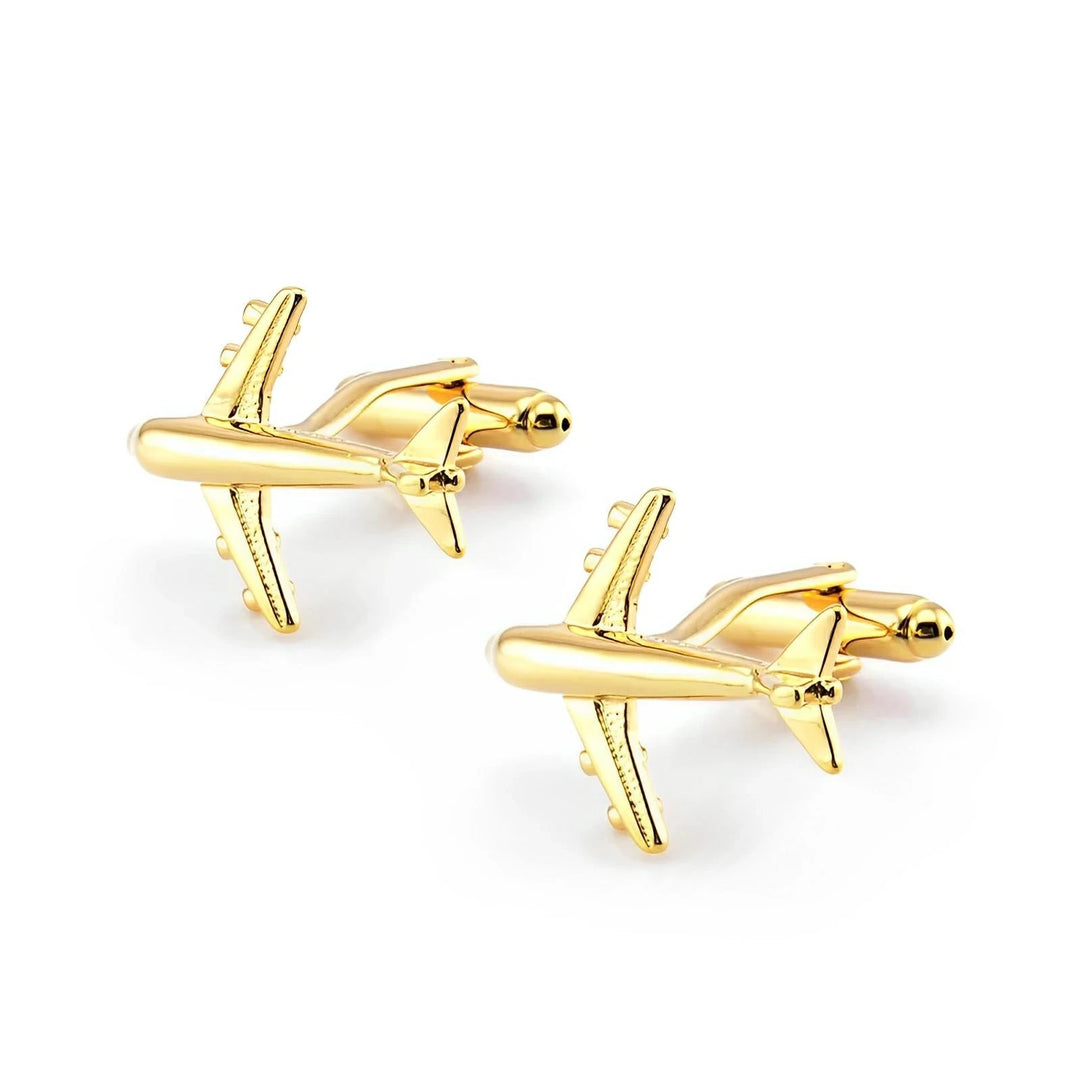 Aeronaut Cufflinks Wynston Duke Gold 