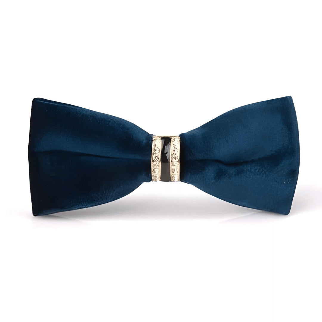 Alistair Velvet Bow Tie Wynston Duke Blue 