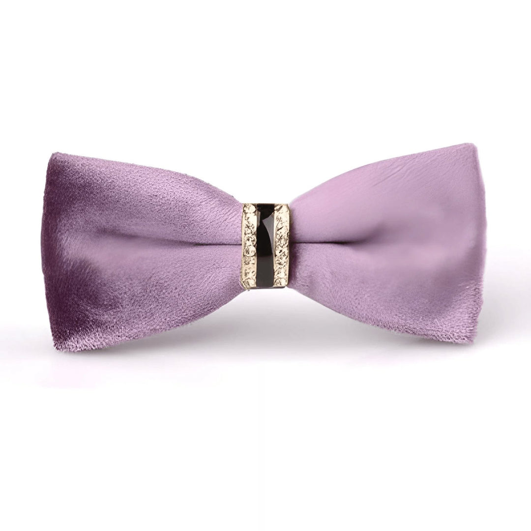 Alistair Velvet Bow Tie Wynston Duke Lavender 