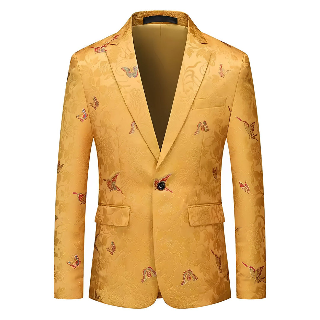 Alvan Modern Fit Blazer Wynston Duke Yellow 36R 