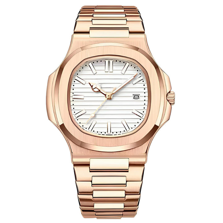 Anton Quartz Watch Wynston Duke Gold White 