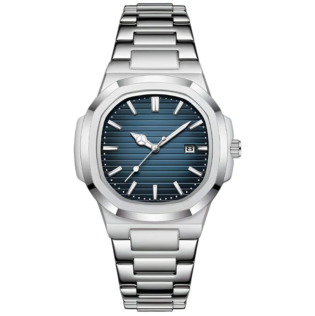 Anton Quartz Watch Wynston Duke Silver Blue 