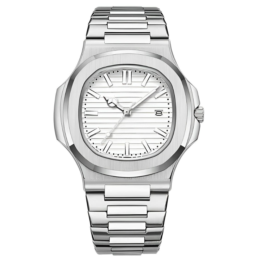 Anton Quartz Watch Wynston Duke Silver White 