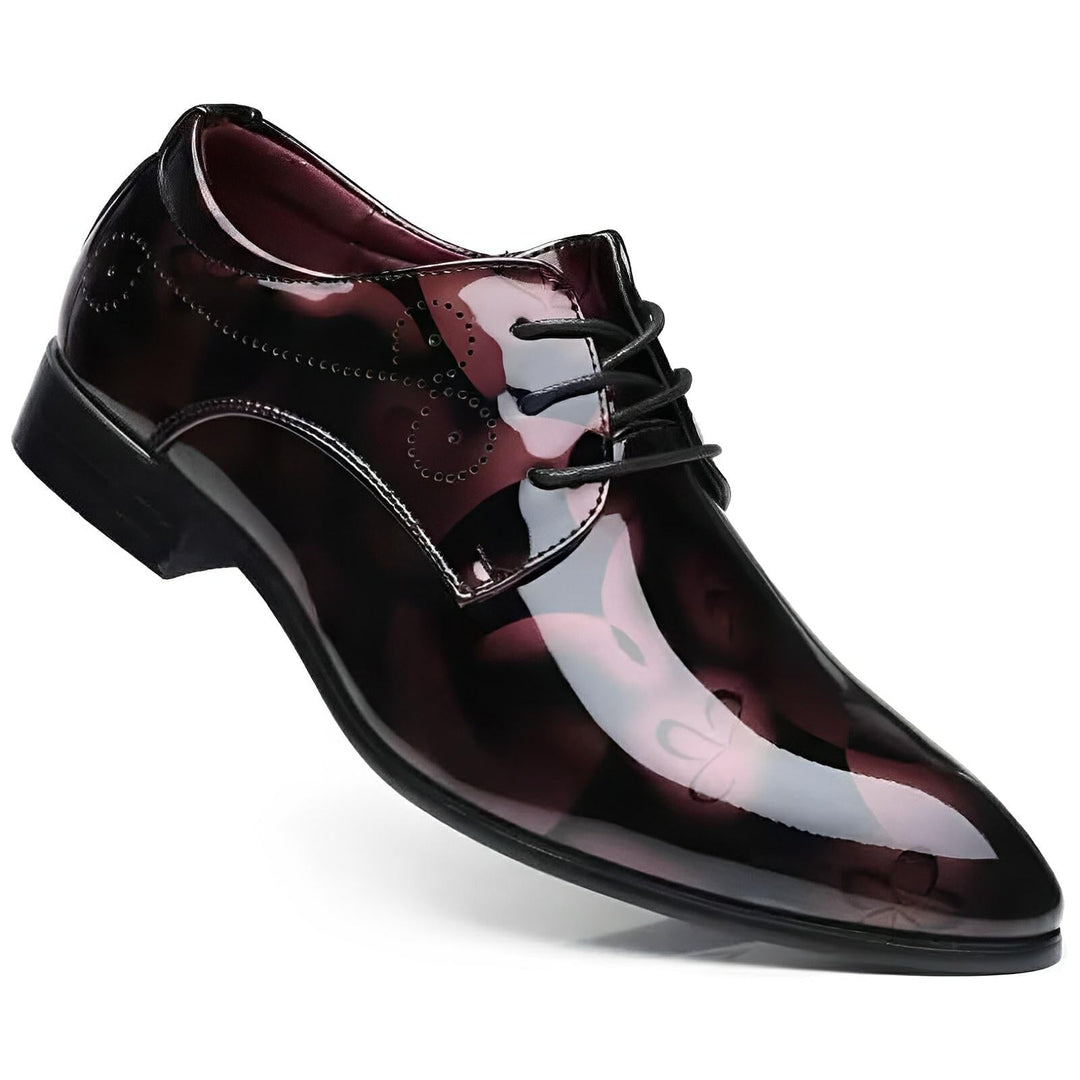 Armitage Patent Leather Oxfords Wynston Duke Red 4 