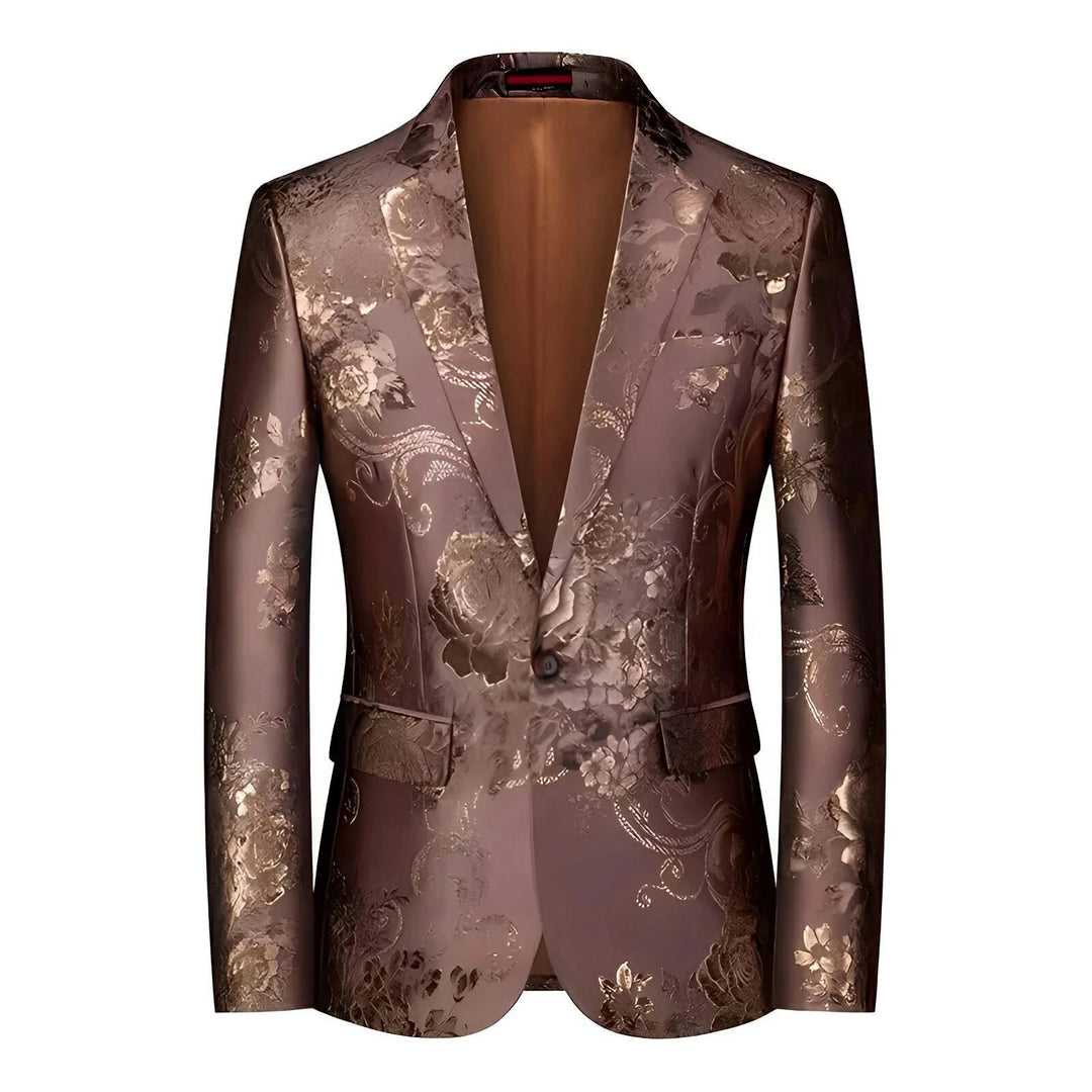 Ashby Jacquard Blazer Wynston Duke Brown XS 