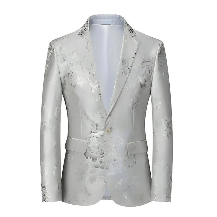 Ashby Jacquard Blazer Wynston Duke White XS 