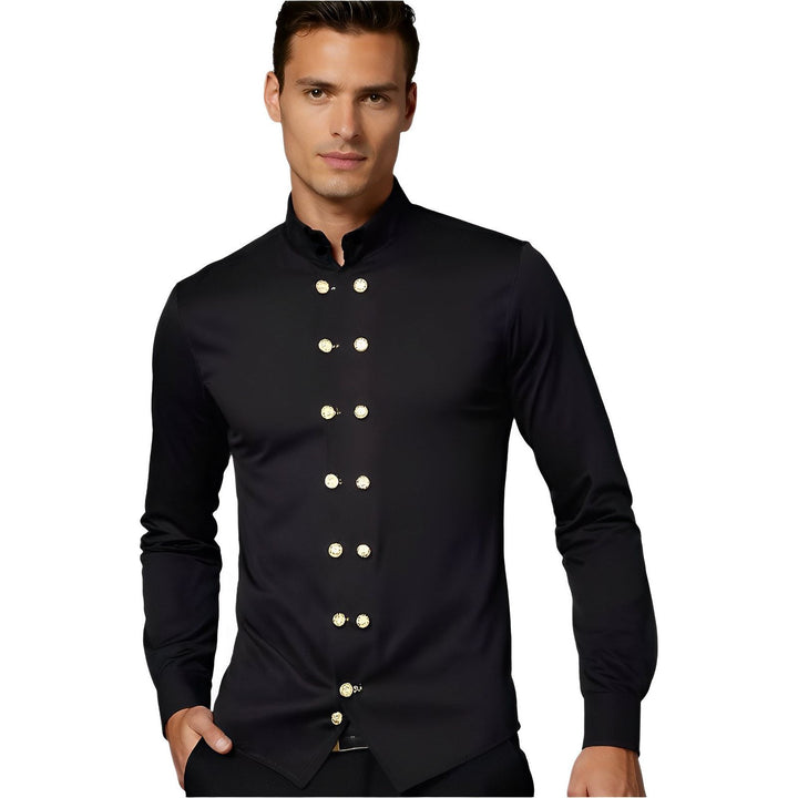 Bancroft High-Collar Shirt Wynston Duke 