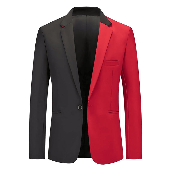 Beauregard Contrast Panel Blazer Wynston Duke Red XS 