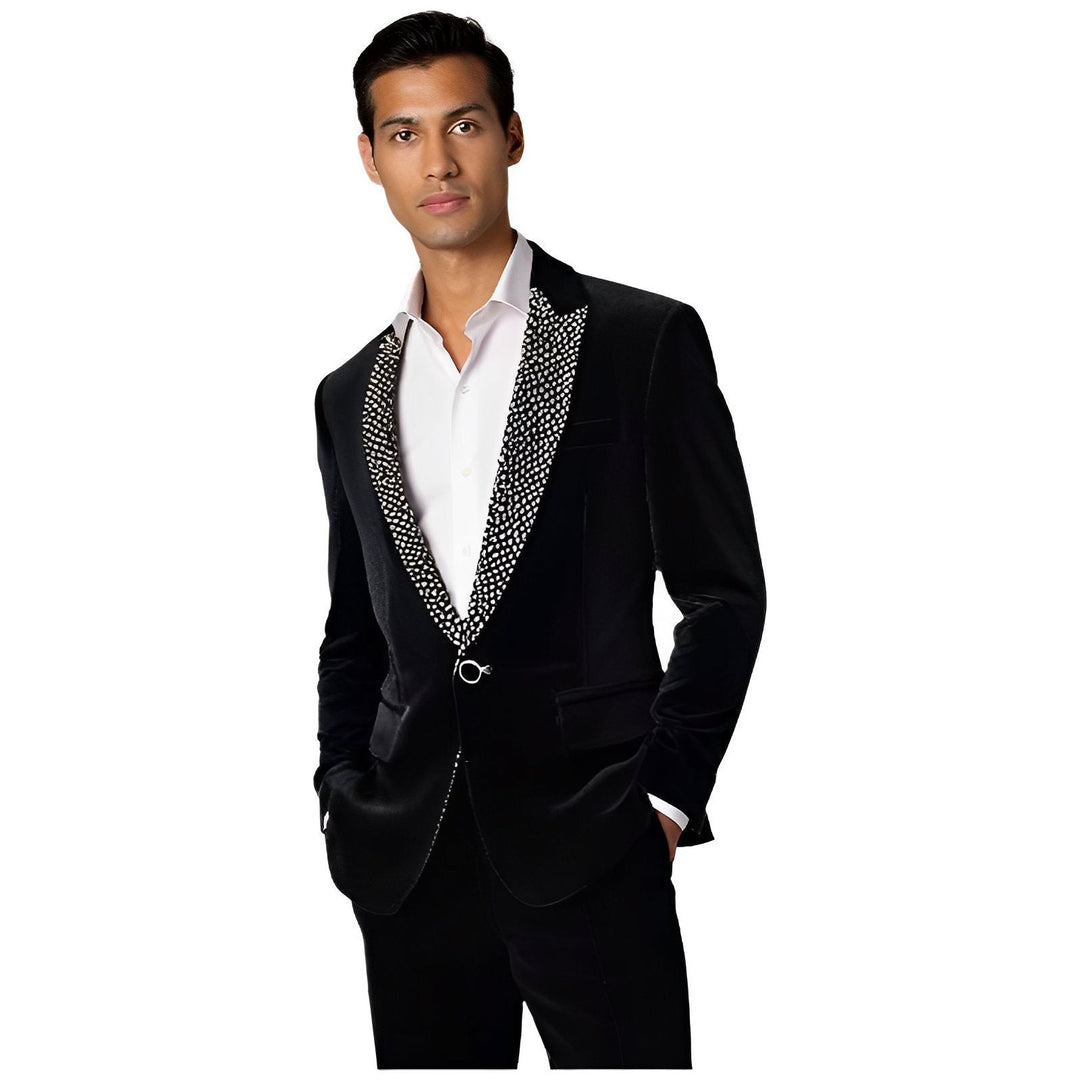 Beckett Velvet Blazer Wynston Duke 