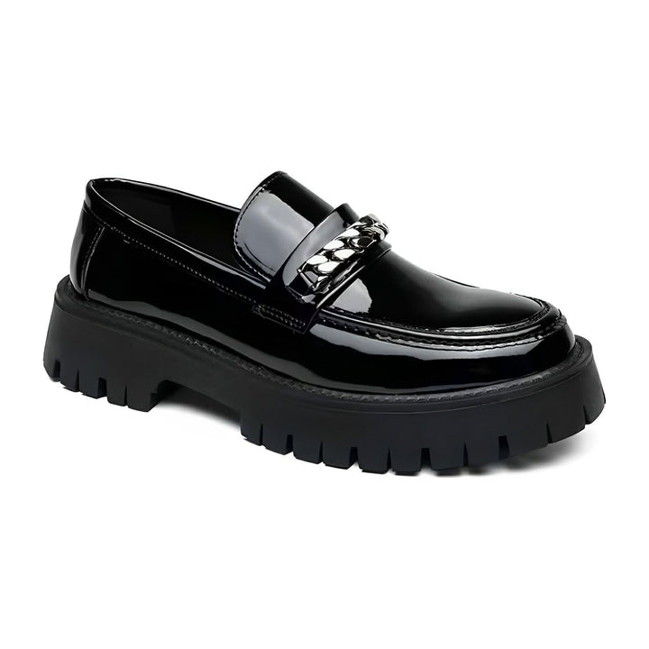 Bradford Platform Penny Loafers Wynston Duke Black 5 