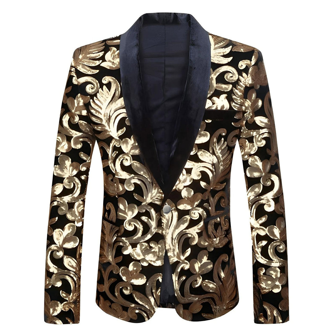 Calloway Sequin Blazer Wynston Duke Black XS 