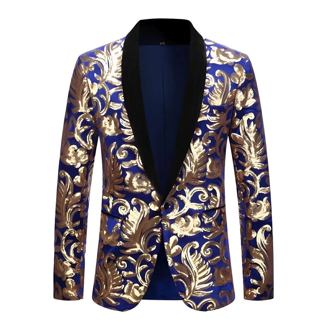 Calloway Sequin Blazer Wynston Duke Blue XS 