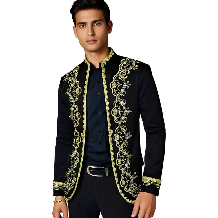 Calvan High-Collar Blazer Wynston Duke 