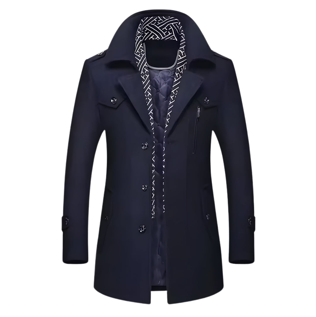 Cambridge Overcoat Watson Duke Navy Blue S 