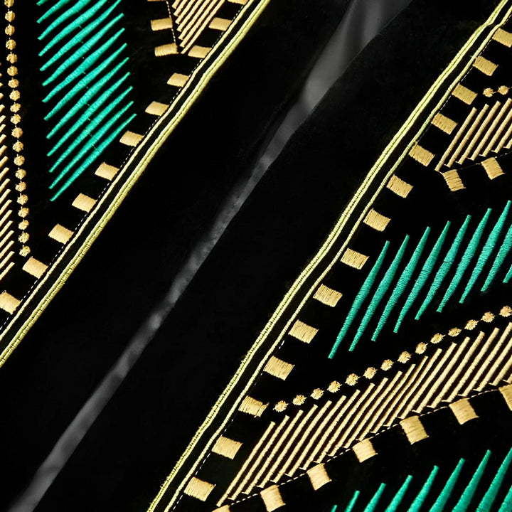 Carmichael Embroidered Blazer Wynston Duke 