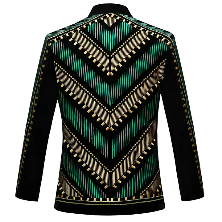Carmichael Embroidered Blazer Wynston Duke 