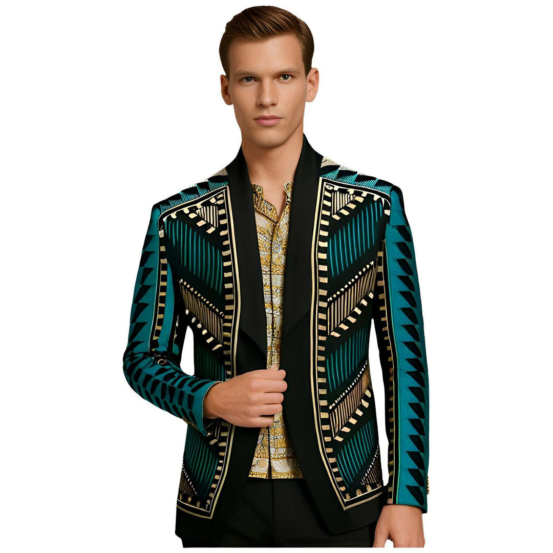 Carmichael Embroidered Blazer Wynston Duke 