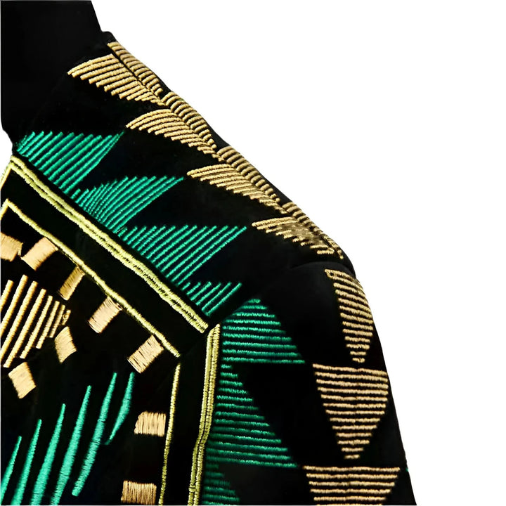 Carmichael Embroidered Blazer Wynston Duke 