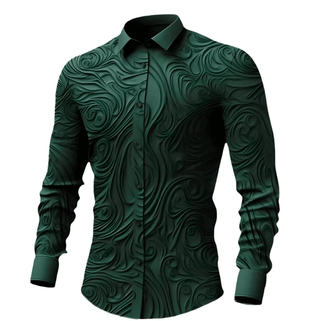 Carstairs Tailored Shirt Wynston Duke Green S 
