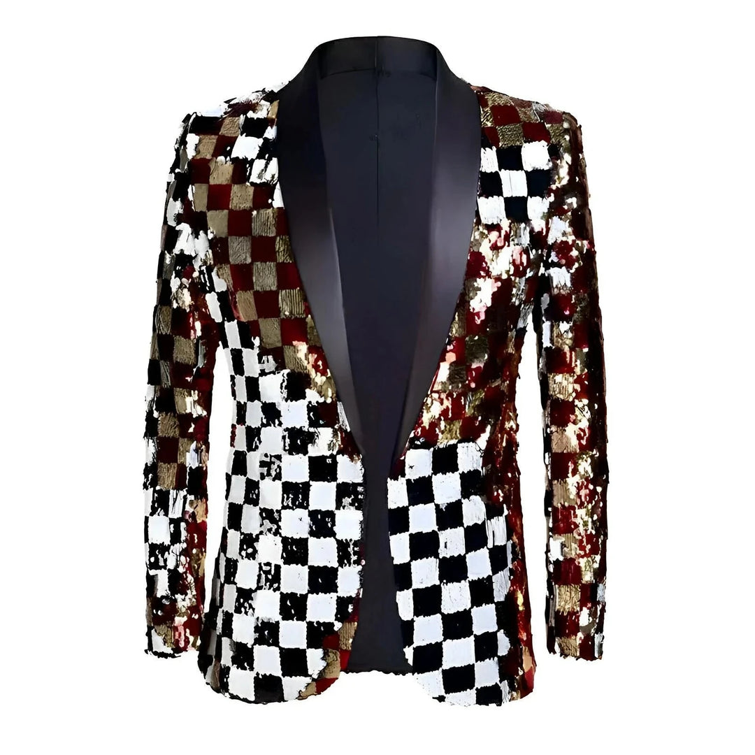 Checkmate Sequin Blazer Wynston Duke XS 