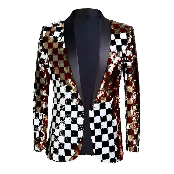 Checkmate Sequin Blazer Wynston Duke XS 
