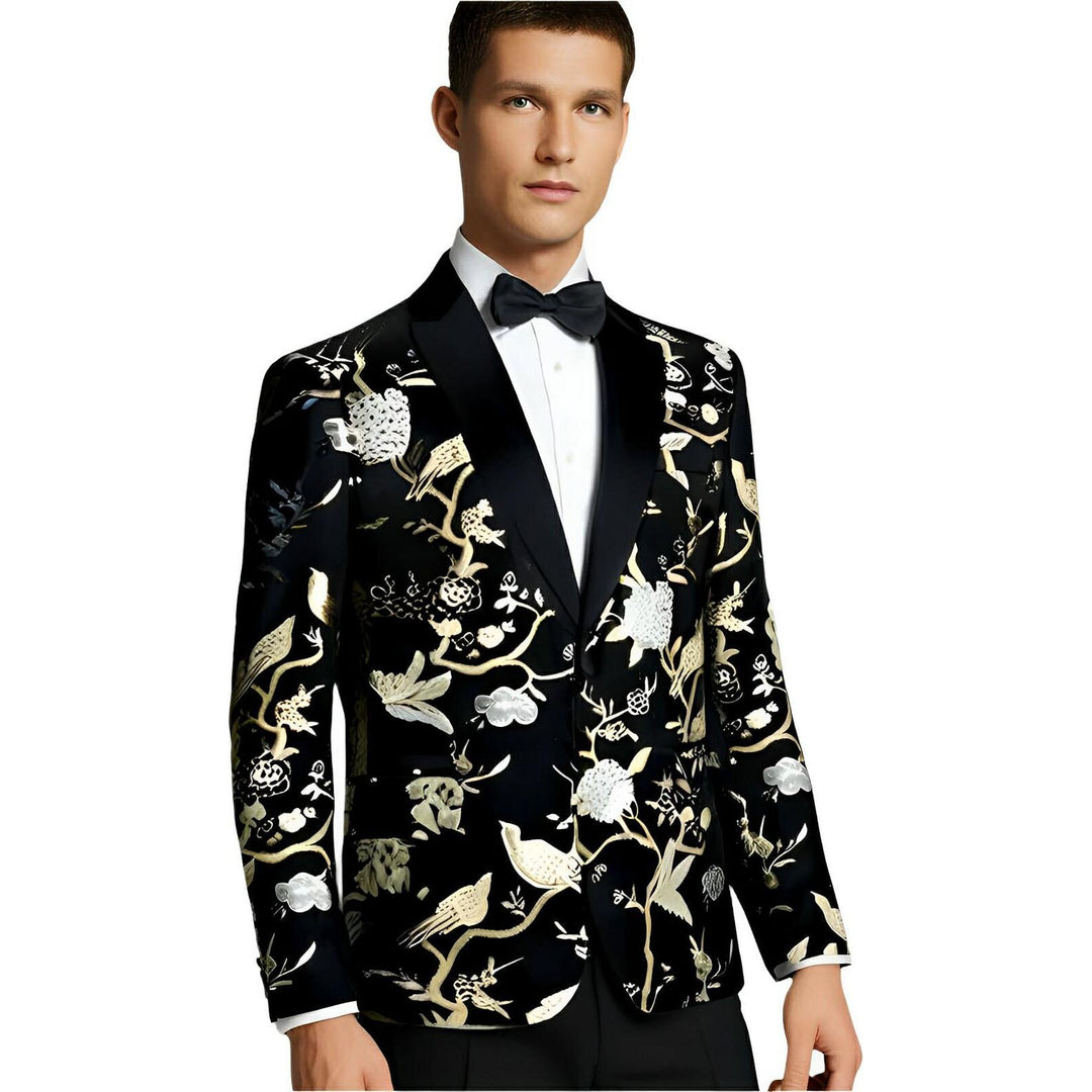 Delaney Jacquard Blazer Wynston Duke 