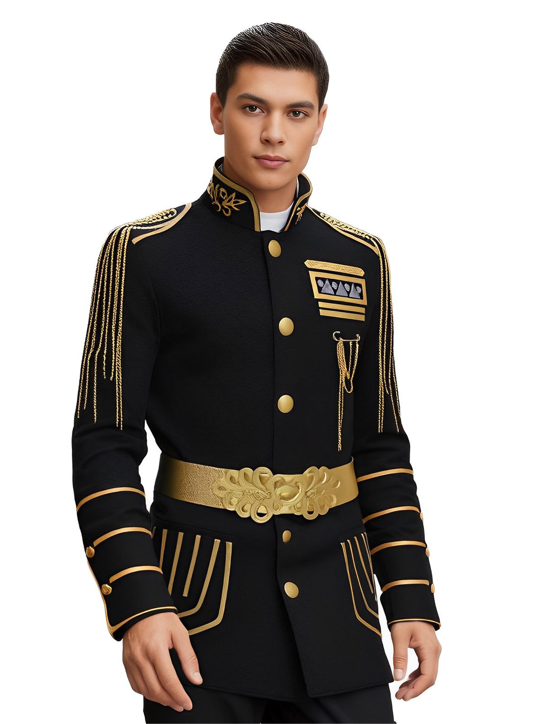 Denholm High-Collar Blazer Wynston Duke 