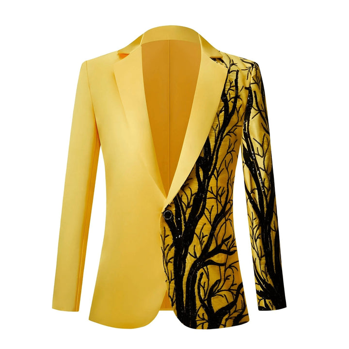 Drayton Sequin Blazer Wynston Duke Yellow XS 