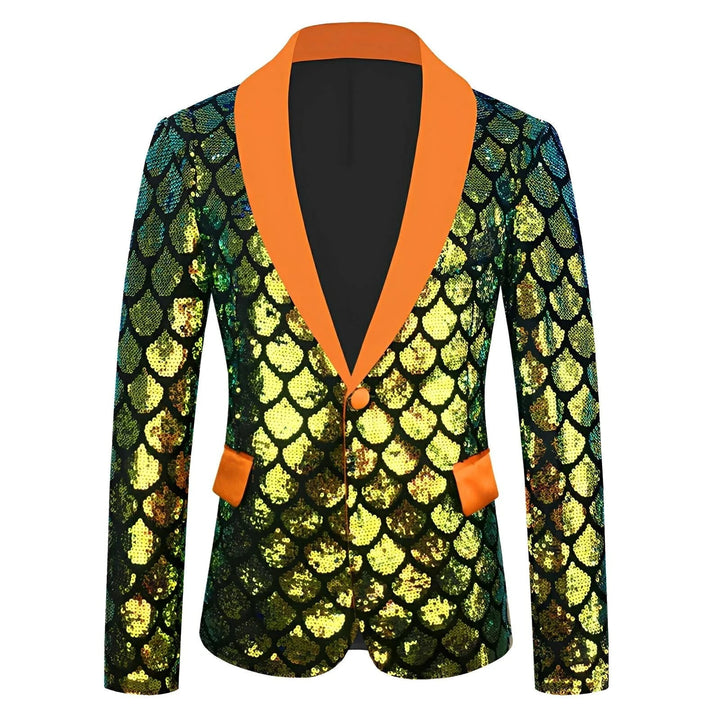 Edgerton Sequin Blazer Wynston Duke Gold 2XS 
