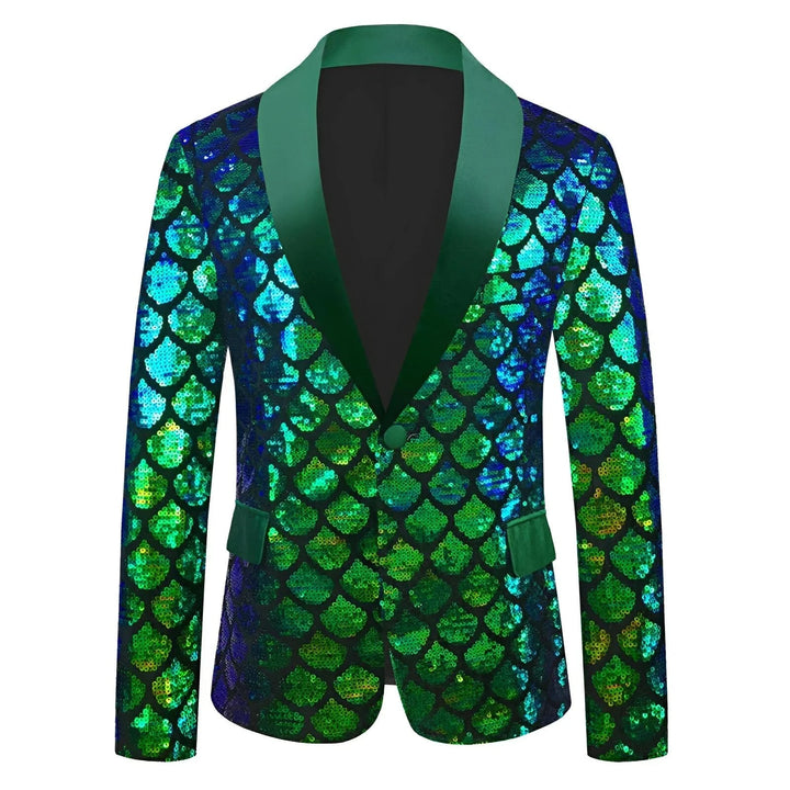 Edgerton Sequin Blazer Wynston Duke Green 2XS 