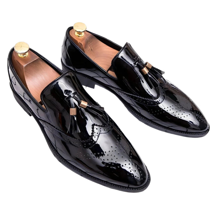 Everett Patent Leather Loafers Wynston Duke Black 5 