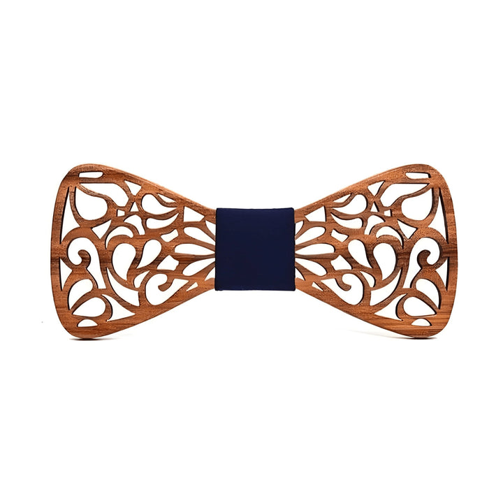 Everett Wooden Bow Tie Wynston Duke Royal Blue 