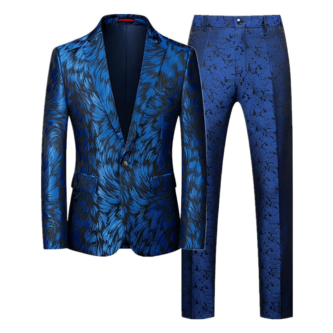 Fairbourne Jacquard Suit Wynston Duke Blue 2XS 