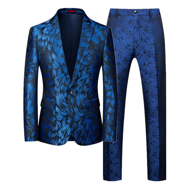 Fairbourne Jacquard Suit Wynston Duke Blue 2XS 