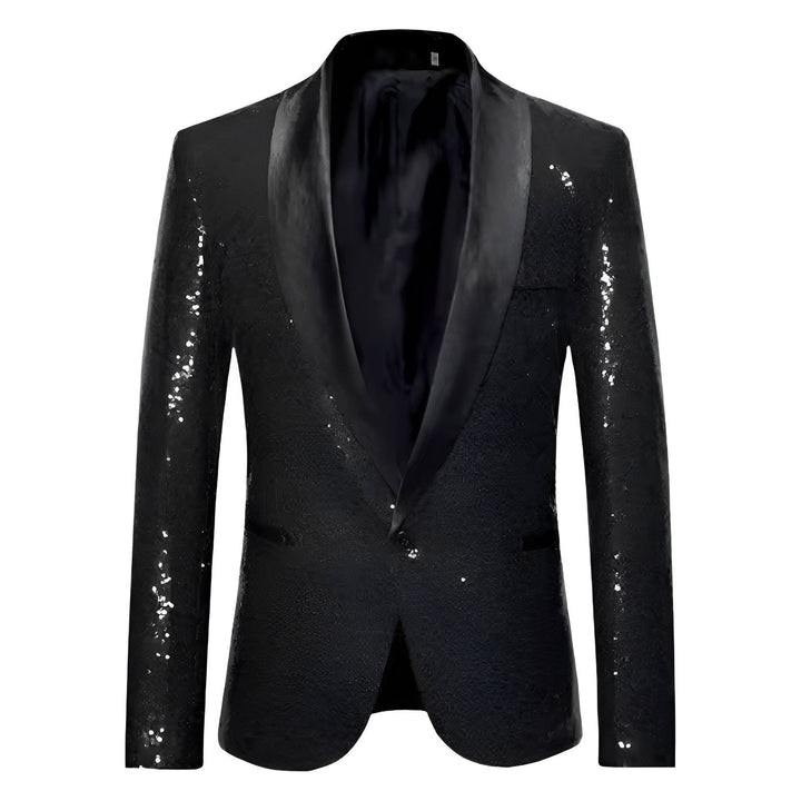 Fairfax Sequin Blazer Wynston Duke Black S 