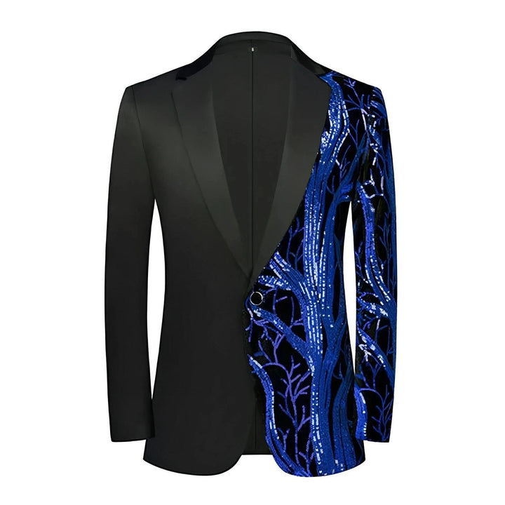 Fairmont Sequin Blazer Wynston Duke Blue XS 