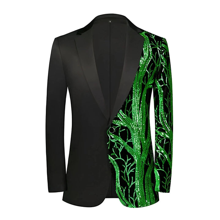 Fairmont Sequin Blazer Wynston Duke Green XS 