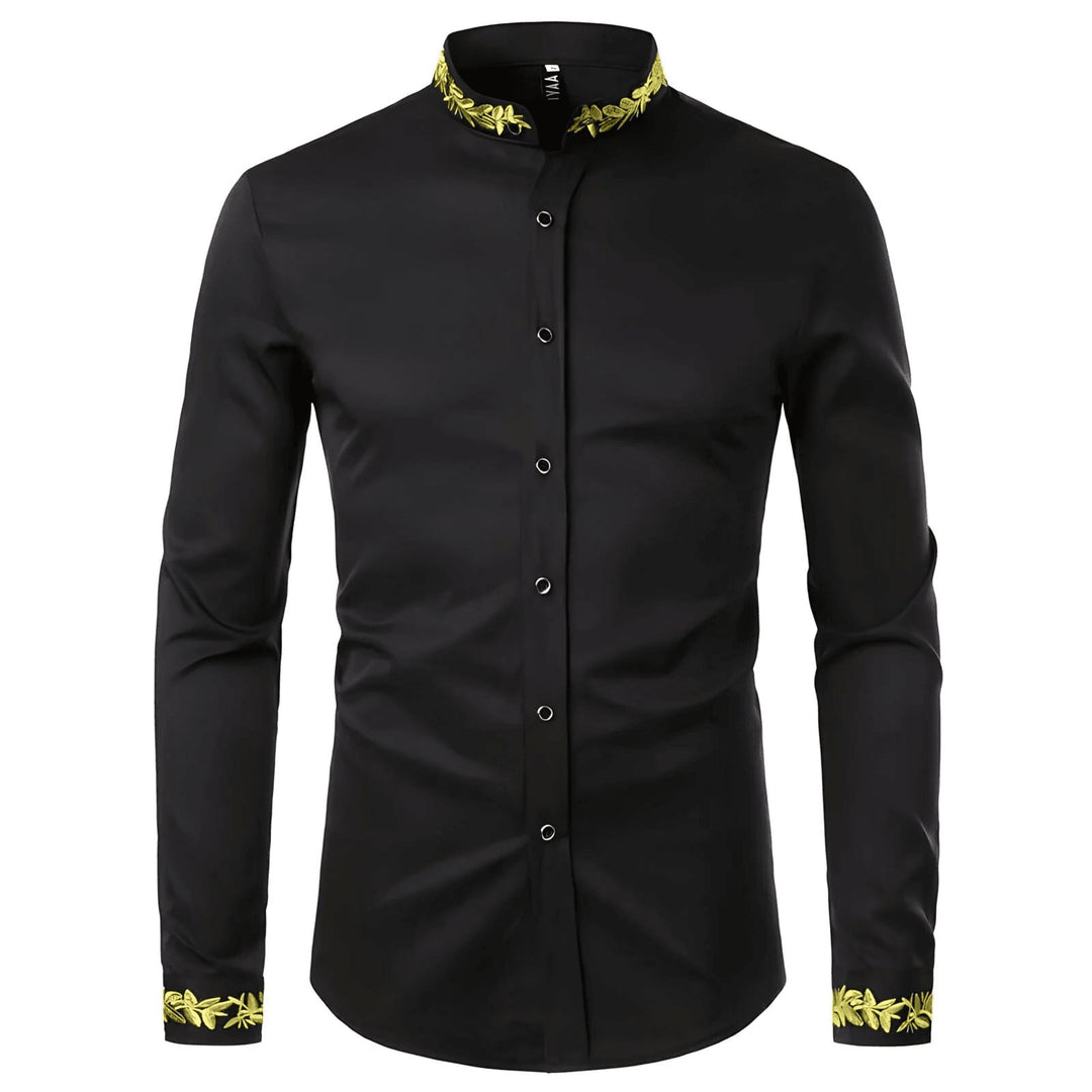 Glennburn Embroidered Shirt Wynston Duke Black S 