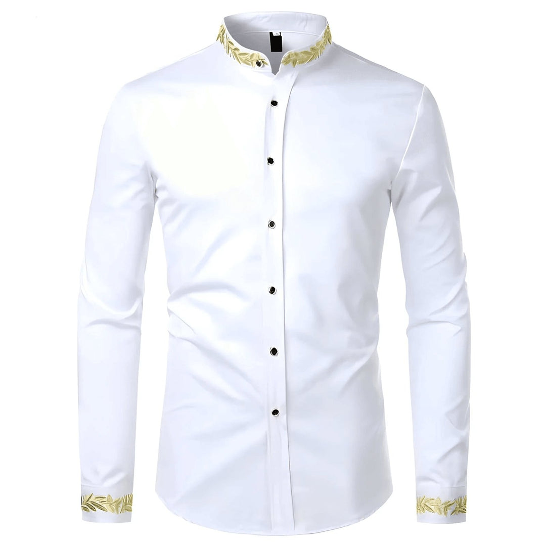 Glennburn Embroidered Shirt Wynston Duke White S 