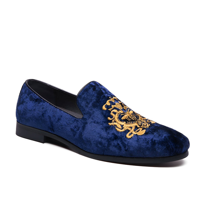 Godfrey Suede Loafers Wynston Duke Blue 5 