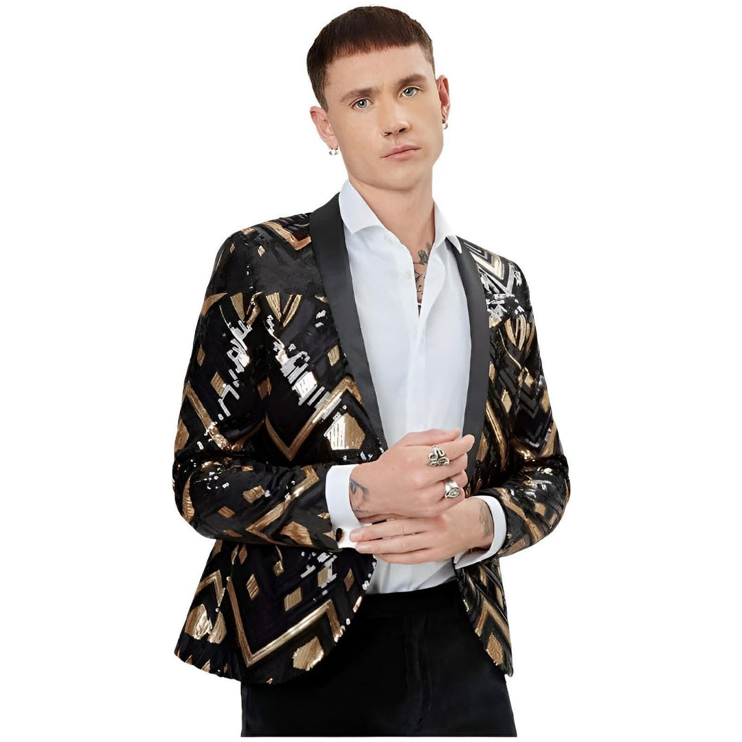 Hargrove Sequin Blazer Wynston Duke 