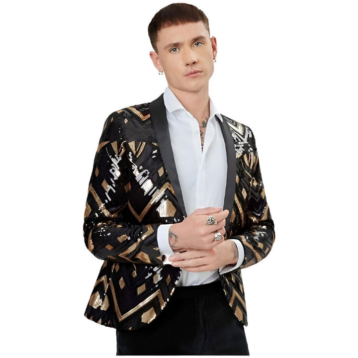 Hargrove Sequin Blazer Wynston Duke 