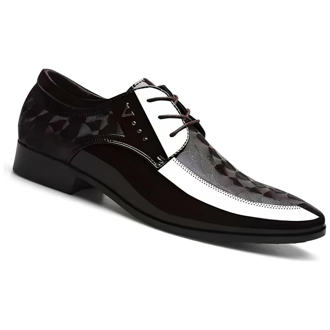 Harrington Patent Leather Oxfords Wynston Duke Brown 5 