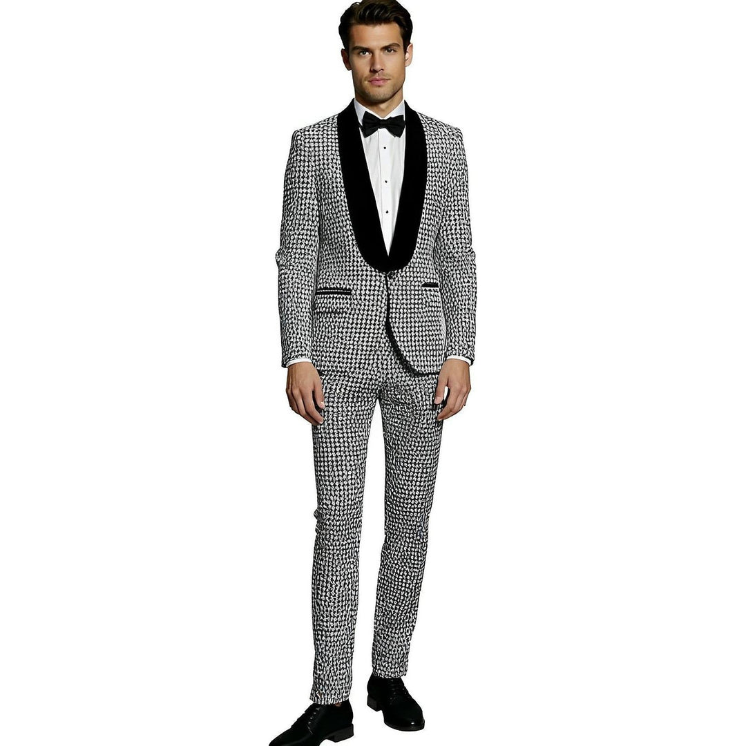 Houndstooth Tailored Suit Wynston Duke 