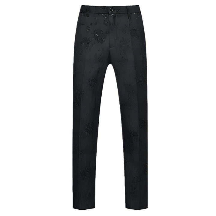 Huxley Jacquard Trousers Wynston Duke Black S 
