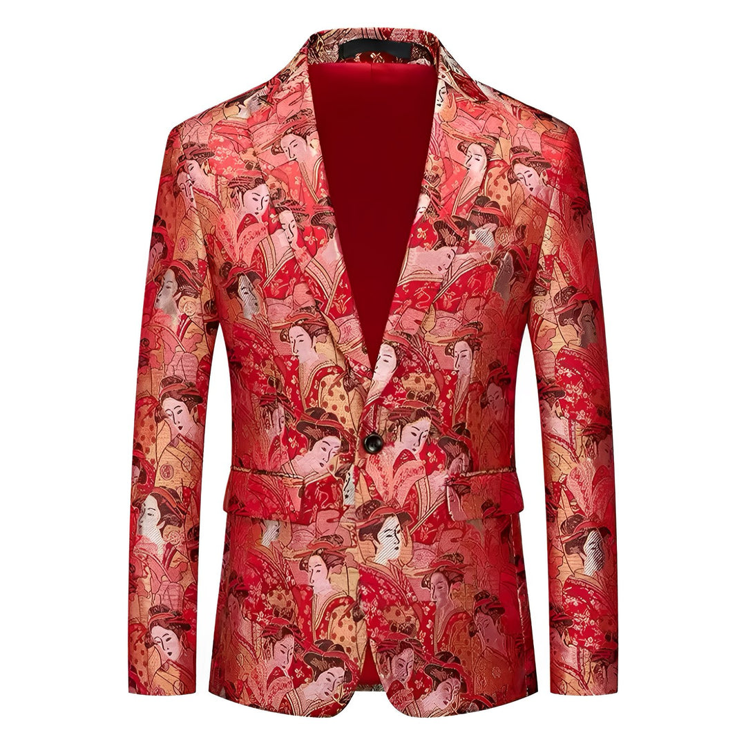 Huxley Modern Fit Blazer Wynston Duke Red 36R 