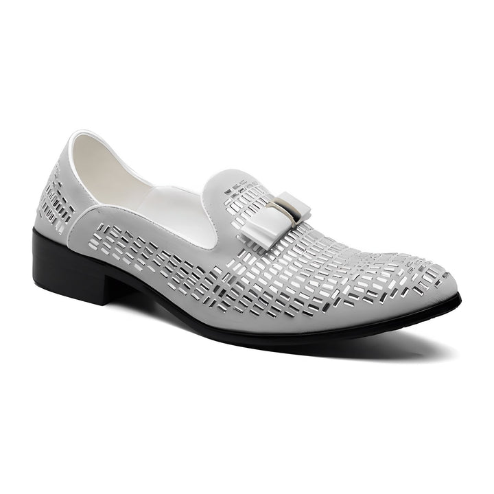 Jarrow Rhinestone Loafers Wynston Duke White 5 