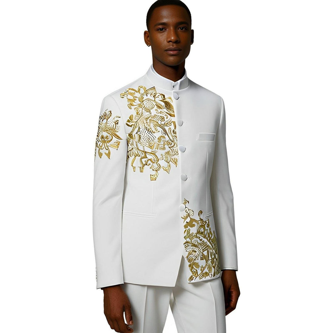 Jessop High-Collar Blazer Wynston Duke 