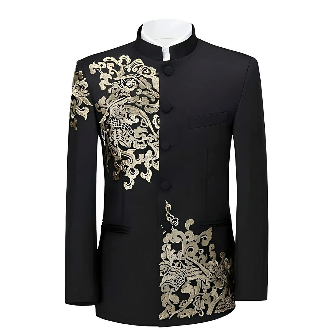 Jessop High-Collar Blazer Wynston Duke Black 2XS 