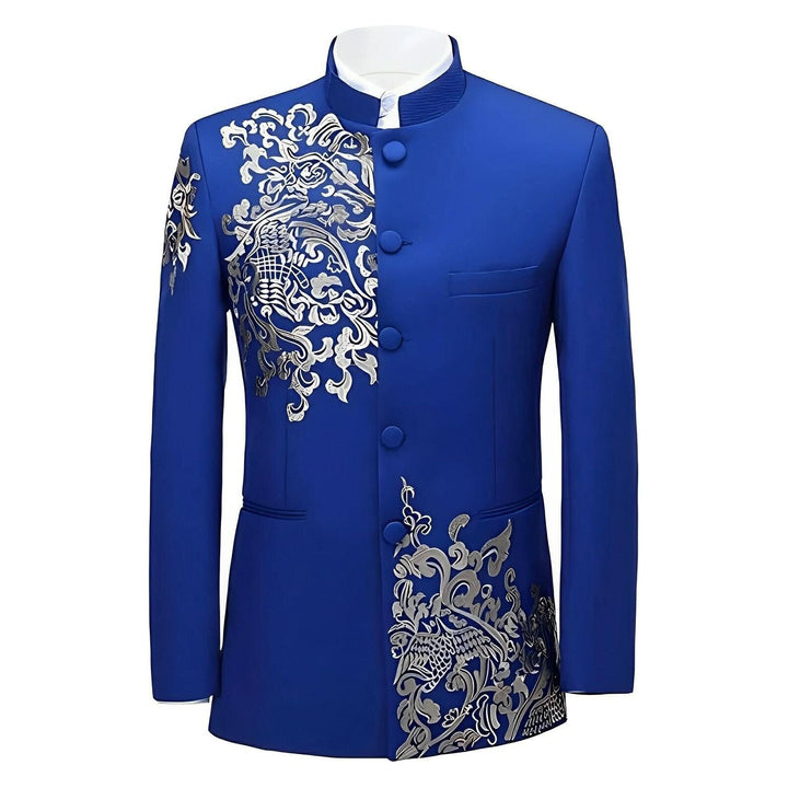 Jessop High-Collar Blazer Wynston Duke Royal Blue 2XS 